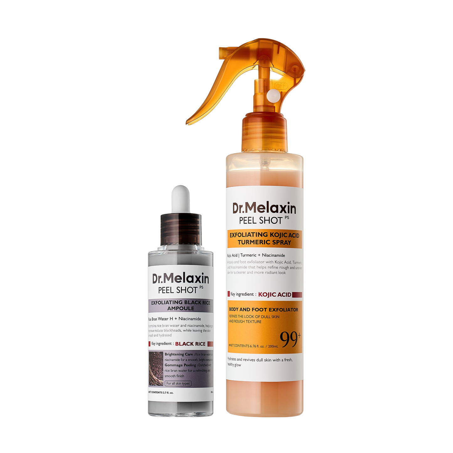 Body & Face Peel Shot Duo